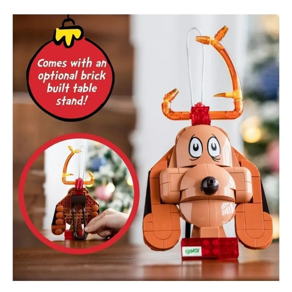 Brickcraft Grinch Max The Dog Brick Building Kit (135 Piece Set) New